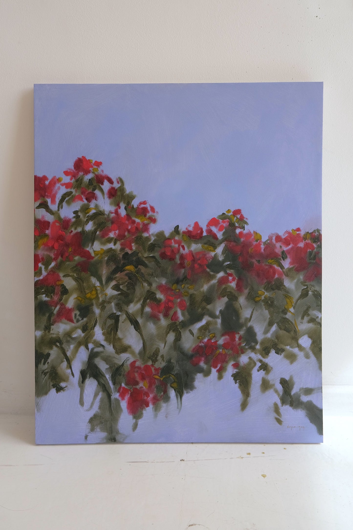 summer and her flowering gums